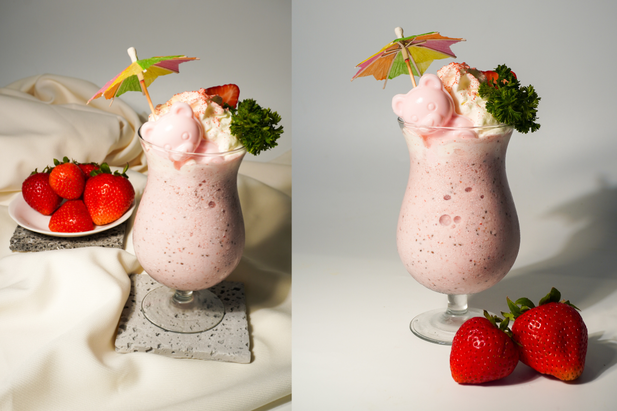 หมีน้อยขี้อายสตรอว์เบอร์รี่หวานเย็น