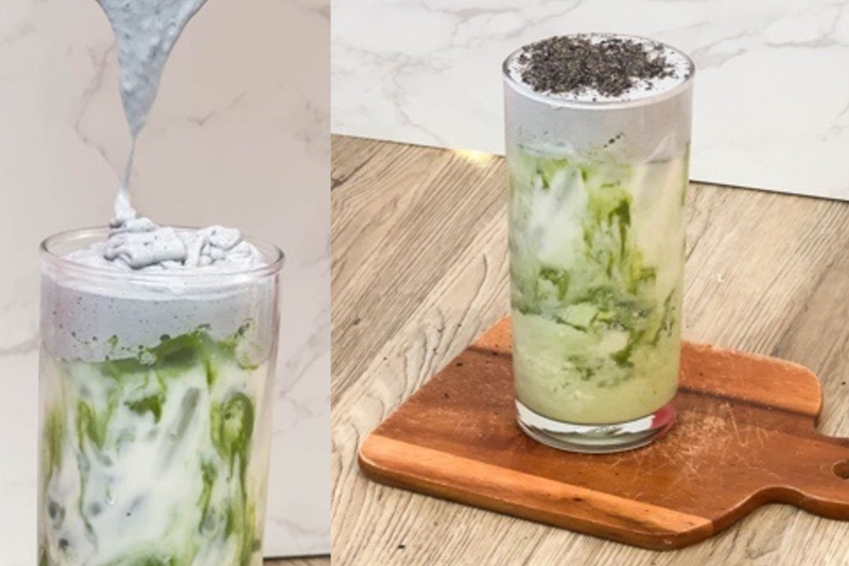 พุดดิ้งมะพร้าวมัทฉะ