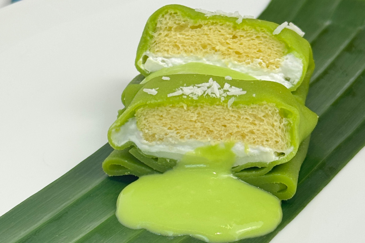 ทองม้วนใบเตยสด