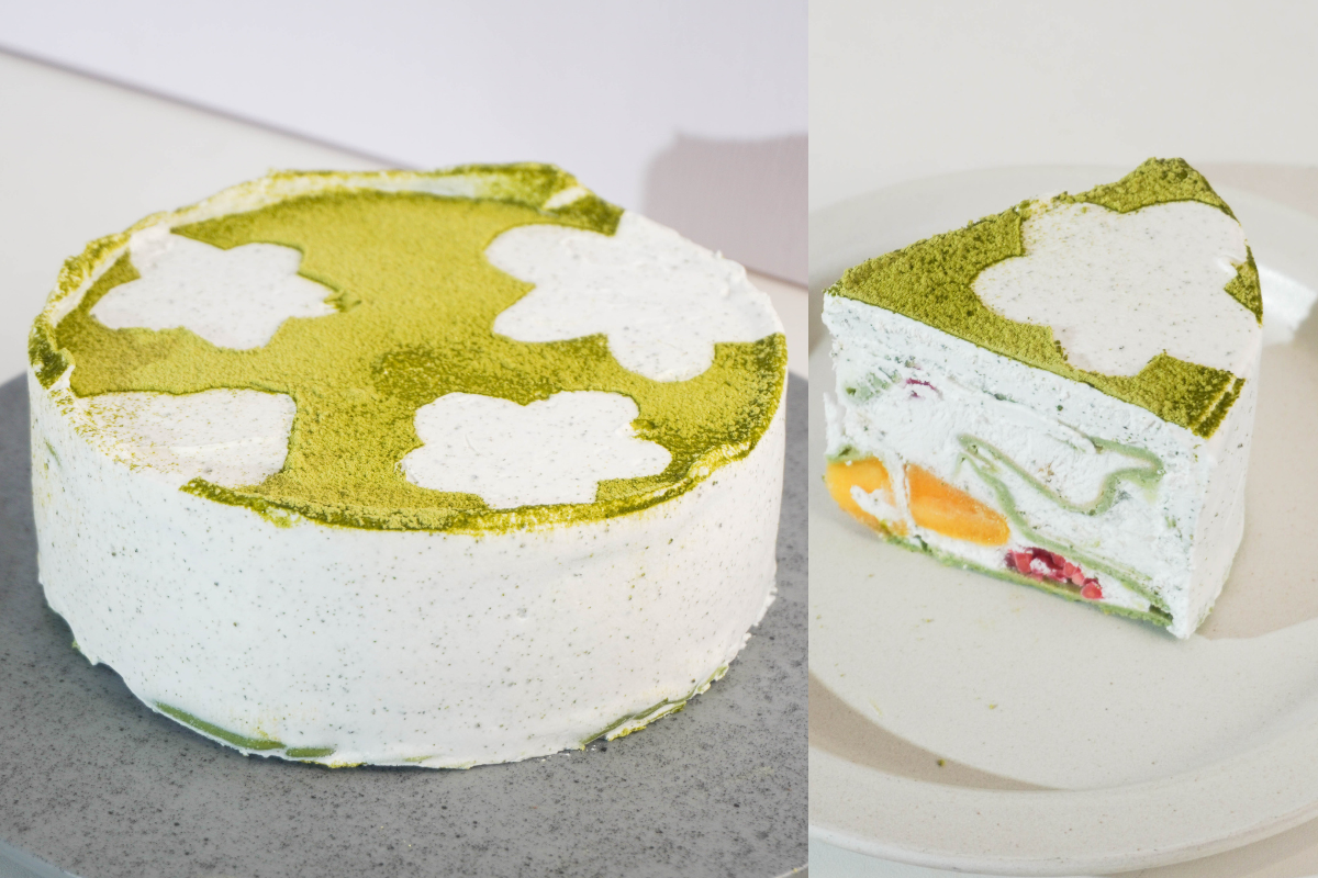 เครปเค้ก ครีมสดไข่ผำ